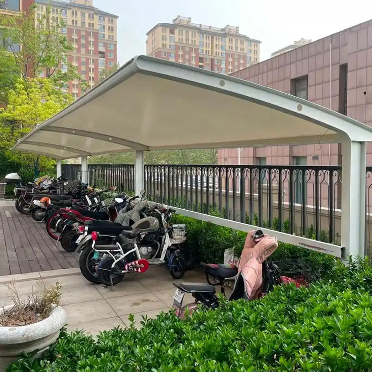 会宁县膜结构电动车棚